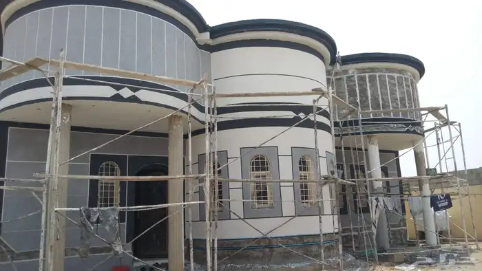 فني لياسه ملونه وكسر رخام اسباني 4