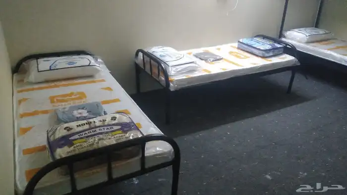 تجهيز سكن عمال سراير حديد دورين مراتب بسعرالمصنع 19