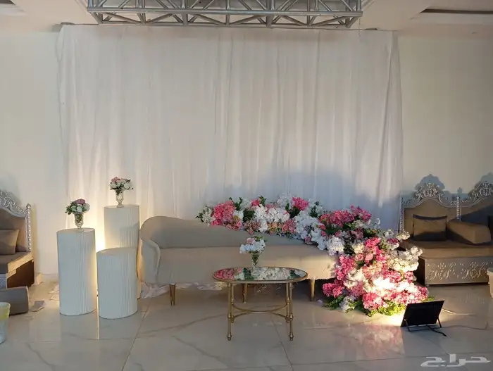 تنسيق حفلات يوجد لدينا خوش مداخل طاولات قزاز جلسات شعبيه 0