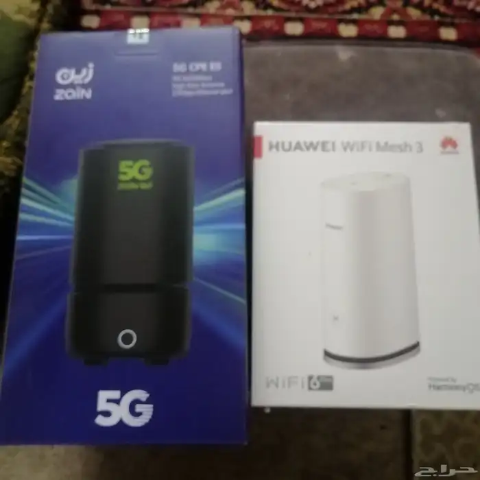 راوتر بكرتونة زين 5G جديد متفتحش اخر اصدار ومعا مقوي للبيع 0