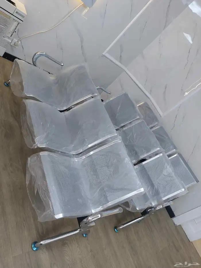 كراسي انتظار حديد جودة عالية 3 نفر 2 نفر 0