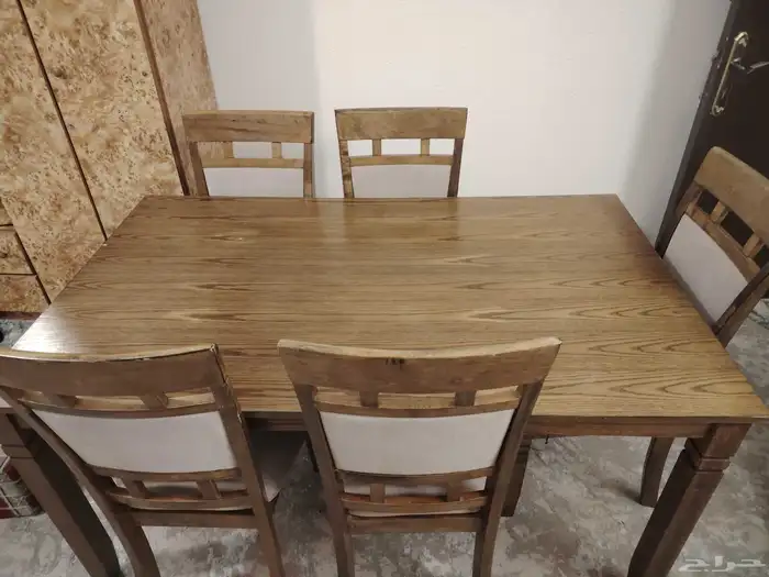 طاولة طعام ب5 كراسي للبيع 1