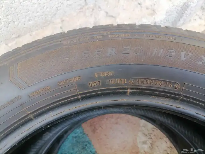 كفرات مستخدم نظيف جيب مقاس 265 55 20 نظيفه على الشرط 2
