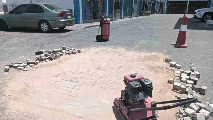 معلم انترلوك وبلاط تركيب انترلوك وبندوره وبلاط ابوهنا لتشطي 3