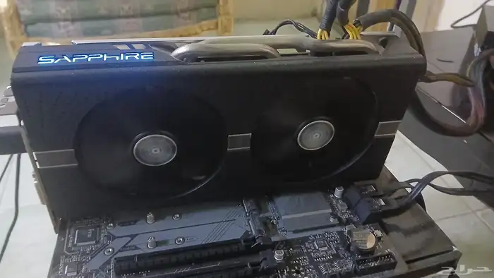 للبيع كرت شاشة rx 580 4gb sapphire nitro 1