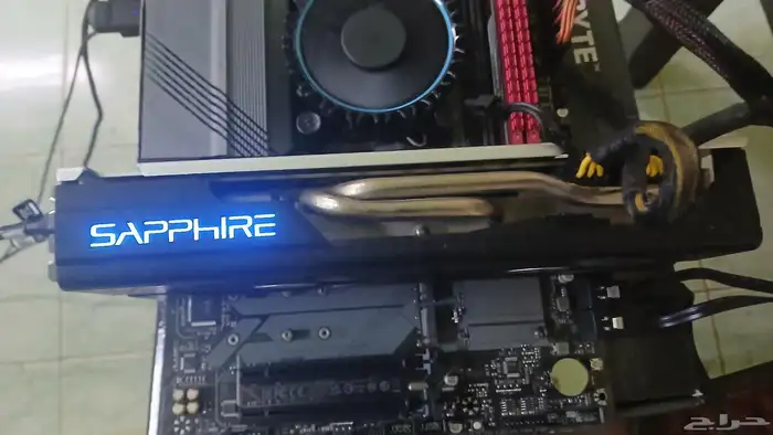 للبيع كرت شاشة rx 580 4gb sapphire nitro 2