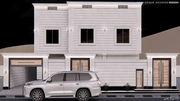 أعمال الديكورات الخارجية حجر رخام 2