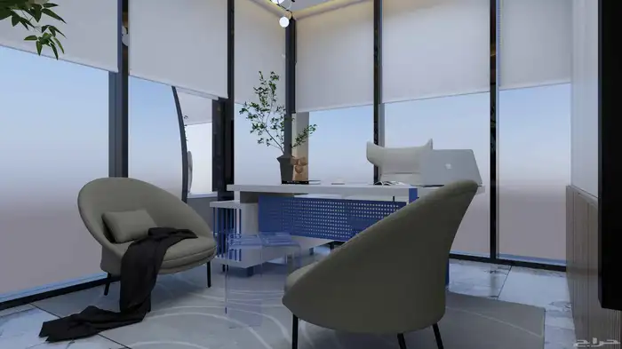 تصميم داخلي وديكور لمكاتب اداريه 13