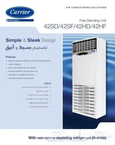 مكيفات دولاب كارير جديد نحاس كامل 2