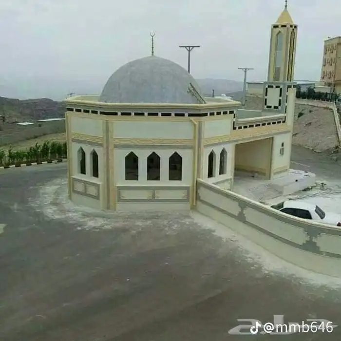 لياسه ملونه باللاسمنت الابيض وبطحاء الرياض وسافيثو مع عزل ال 4