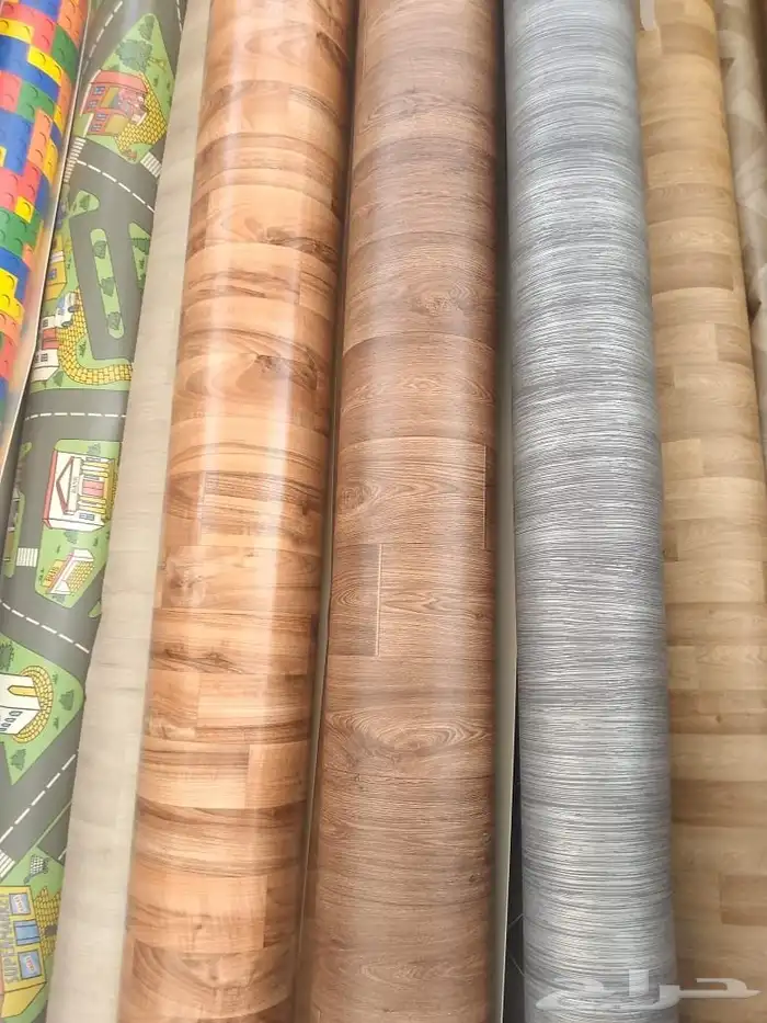 مشمع فينيل بديل باركية موكيت عشب صناعي 0