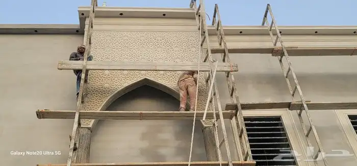 ديكورات خارجيه حجر تطبيق الحجر اشكال وتصميم مختلفه 4