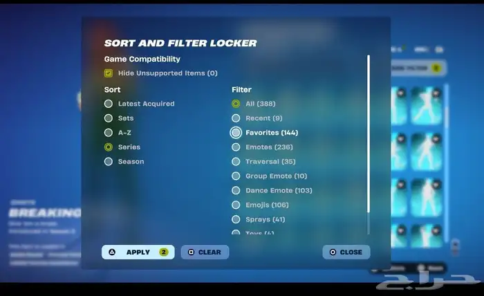 حساب فورت نايت 0