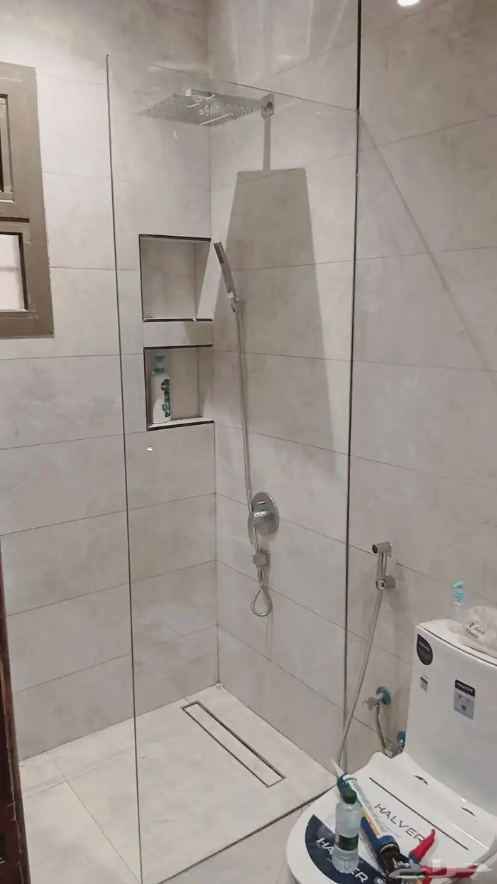 شاور زجاج حمام سكوريت كبائن شاور زجاج فاصل زجاج شور 2