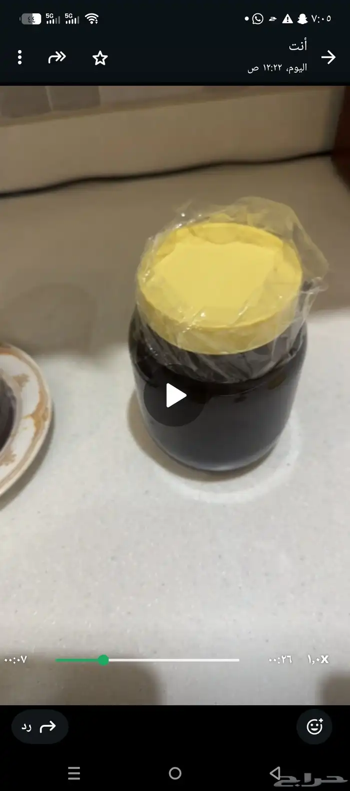 عسل سدر بلدي طبيعي أصلي من الجنوب بلسمر 0