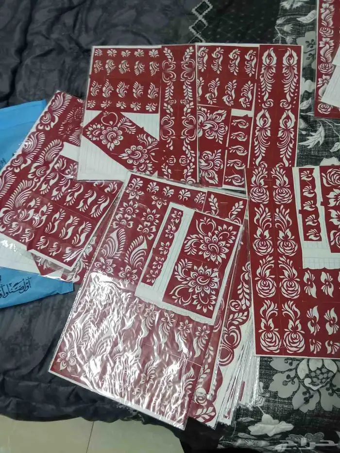 لصقات نقش حنى 2