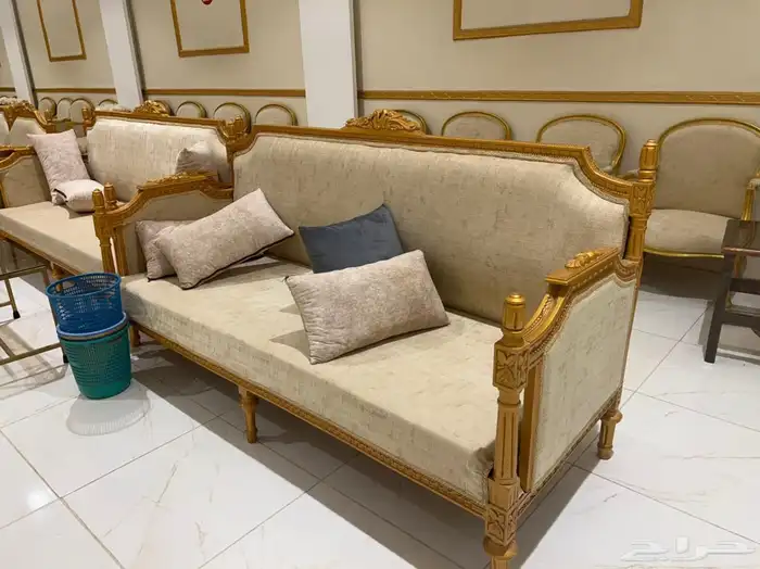 تفصيل كنب كلاسيكي مصري دمياطي زان أحمر 6