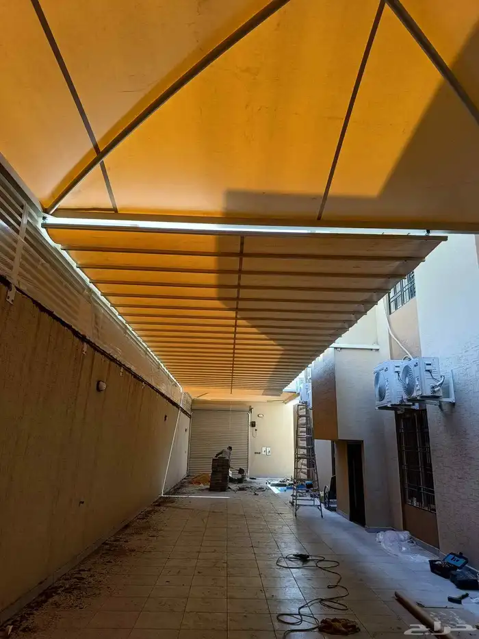 حداد مظلات وسواتر ابواب قرميت شنكو و سندويش فنل جبسم بورزجاج 9