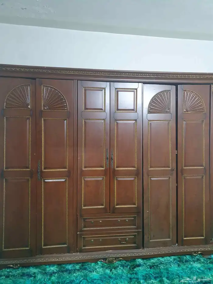 دولاب 6 باب خشب قوي مره نظيف صنعتي السيني 500 5