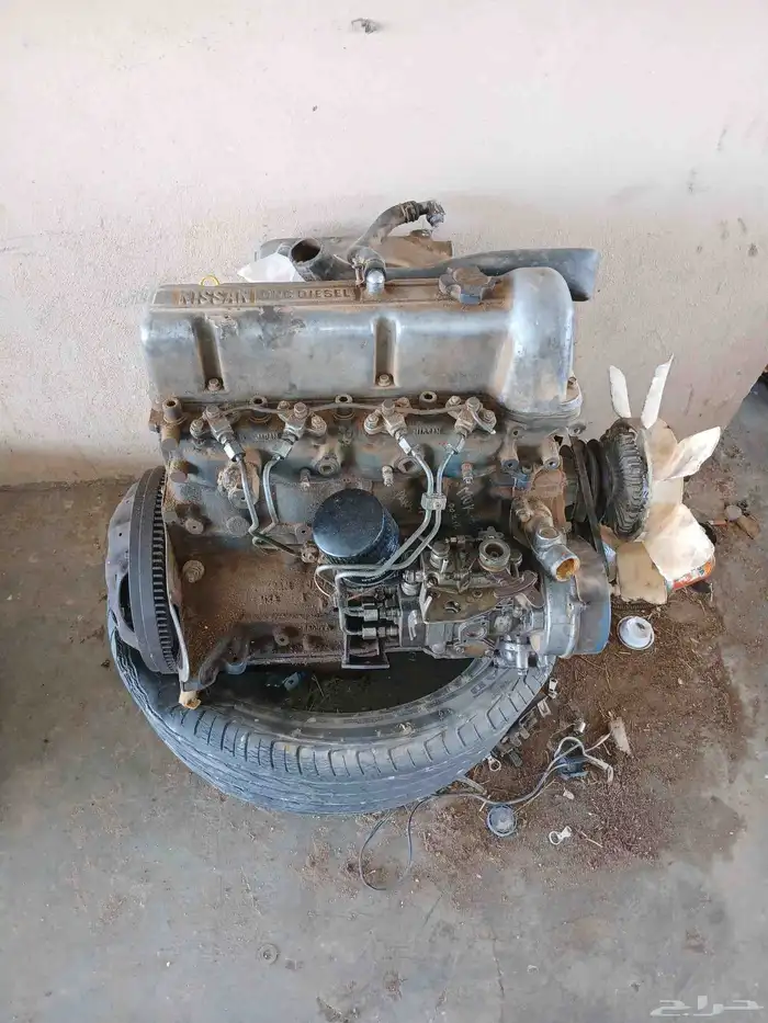 مكينة ديزل دينا تايوتا مع قيرها ومكينة ديزل ددسن 85 2