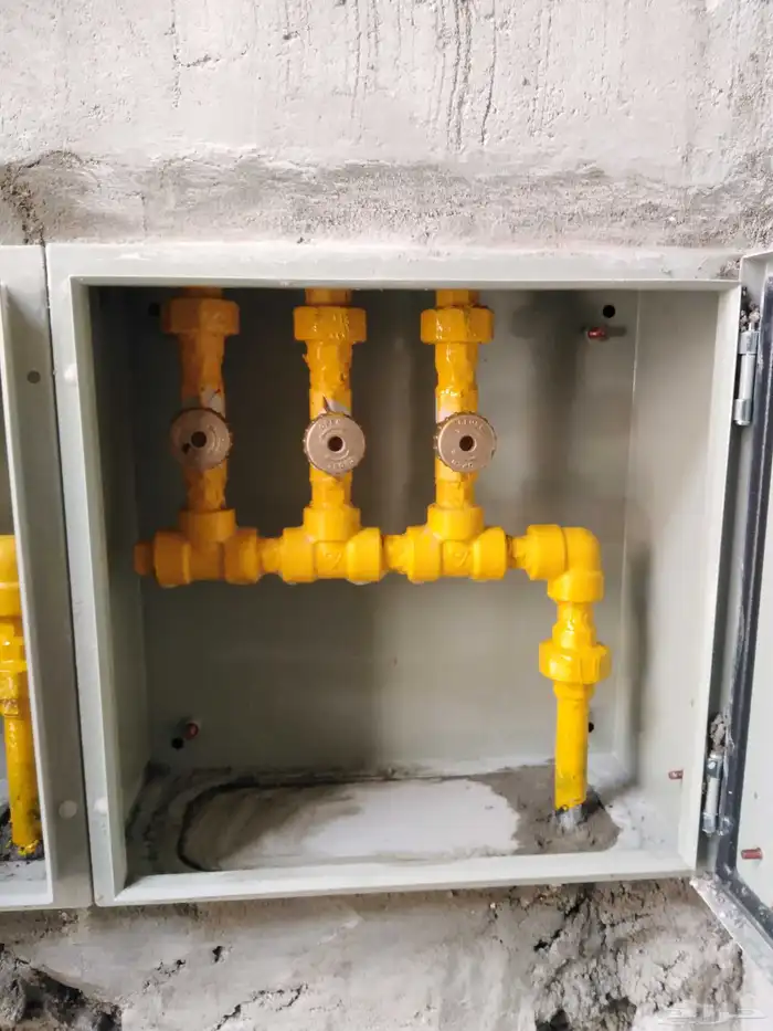 غاز مركزي تمديد تشغيل صيانه 8