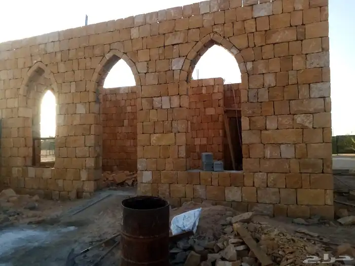 غرفه حجر غرفه خذان حجر جدار مشب كمار اجار مدخنه شوايه هزام 2