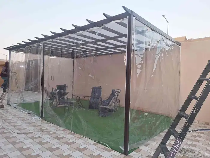 حداد مظلات سيارات مظلات جلسات 13