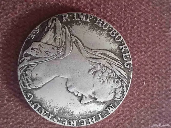 عملة قديمة من الفضه دولار ماريا تيريزا 1780 0