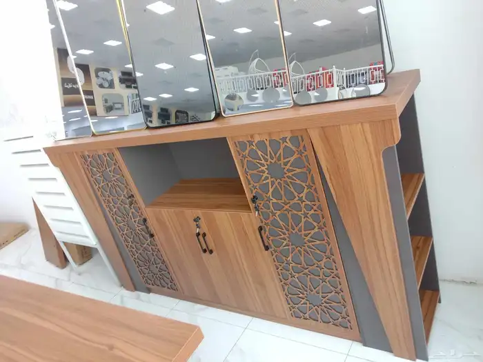 مكتب طقم مدير فخم دولاب كراسي مكتب مودرن طاولة اجتماع 2