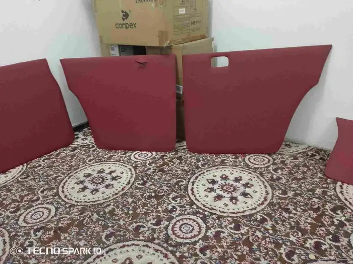 ديكور ابواب نيسان باترول 93 داخلي لون عنابي 1
