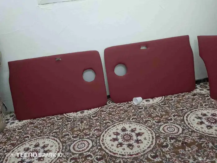 ديكور ابواب نيسان باترول 93 داخلي لون عنابي 2