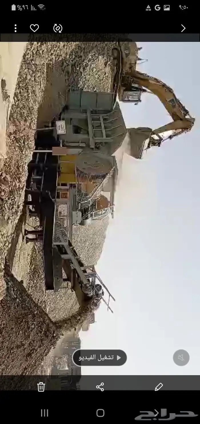 كسارات كساره للإيجار الشهري العمل بالمتر 3