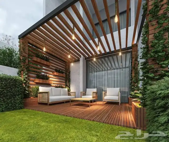 حدادة عامة وقرميد وتنسيق حدائق وشلالات ومظلات سيارات 1