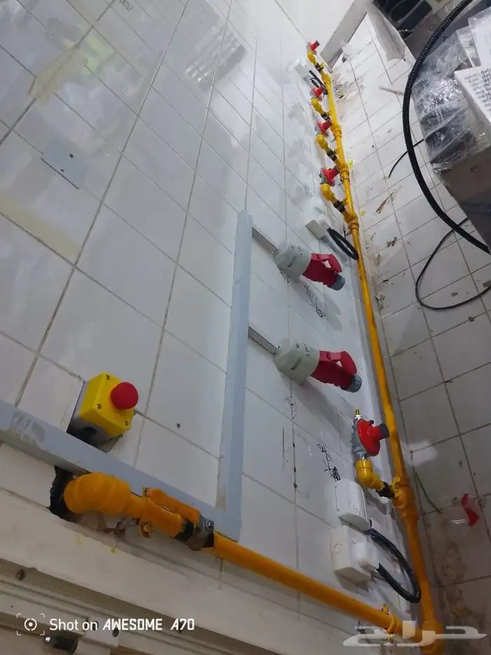 غاز مركزي تمديد تشغيل صيانه 2