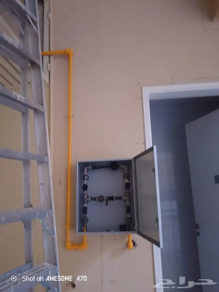 غاز مركزي تمديد تشغيل صيانه 1