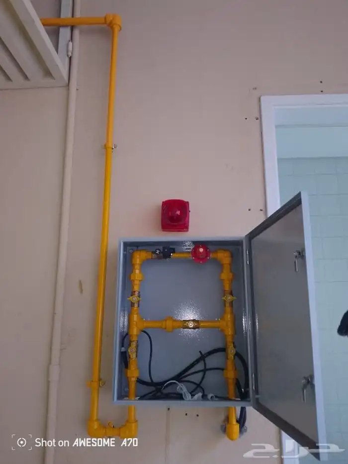 غاز مركزي تمديد تشغيل صيانه 0