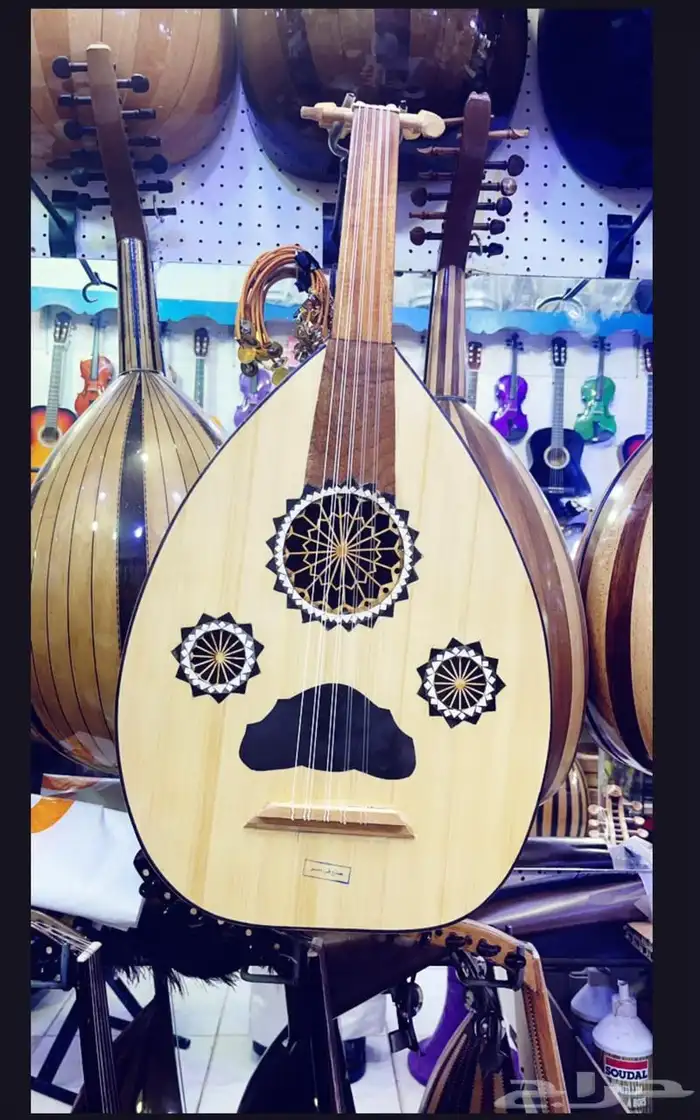 عود تعليمي اله موسيقيه عود للمبتدئين عود شعبي عود طرب 0