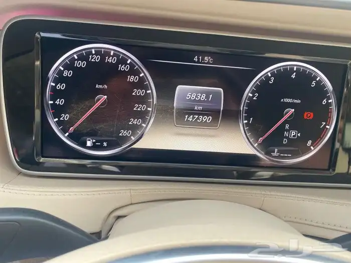 مرسيدس S 500 موديل 2014 زرار 4 عداد 147000 4
