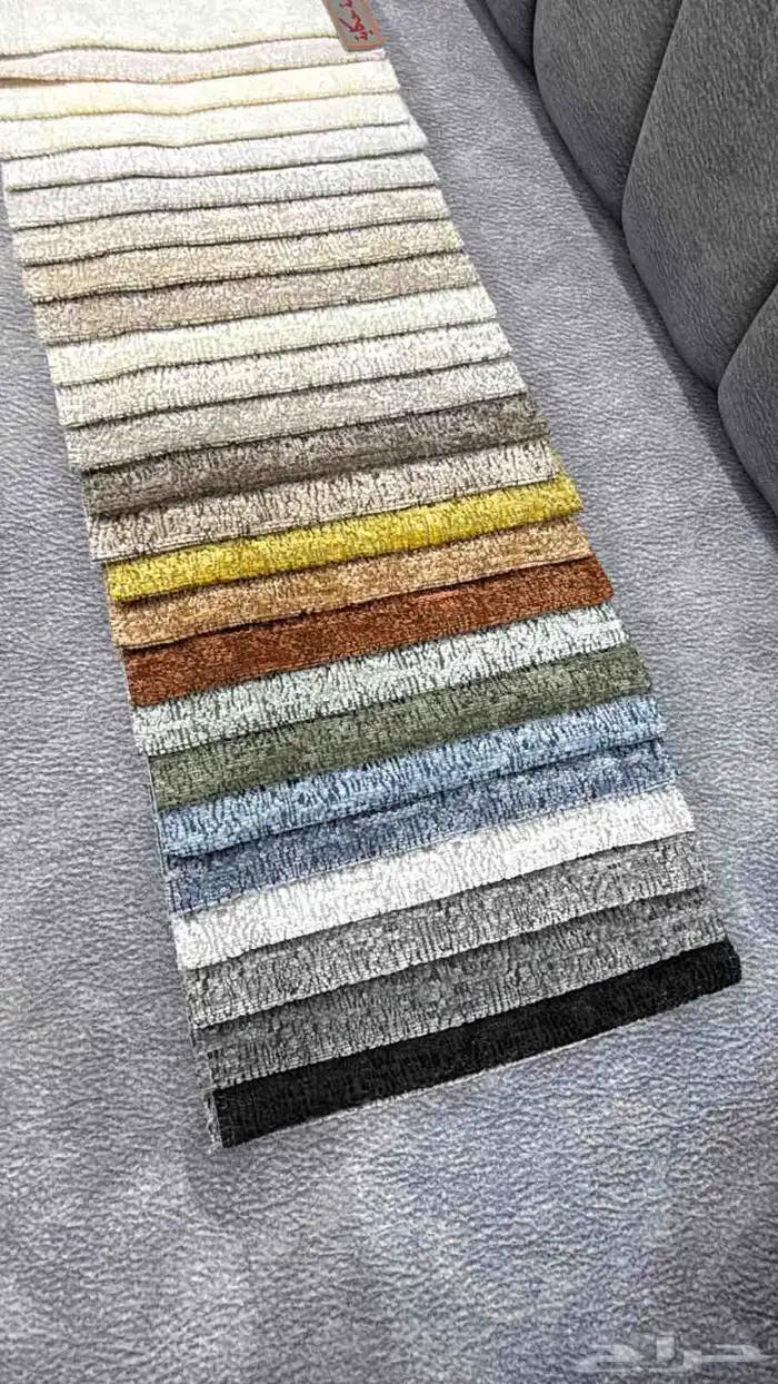 مكه تفصيل تنجيد كنب طقم مساند باطرمه ستارة ويفي 1