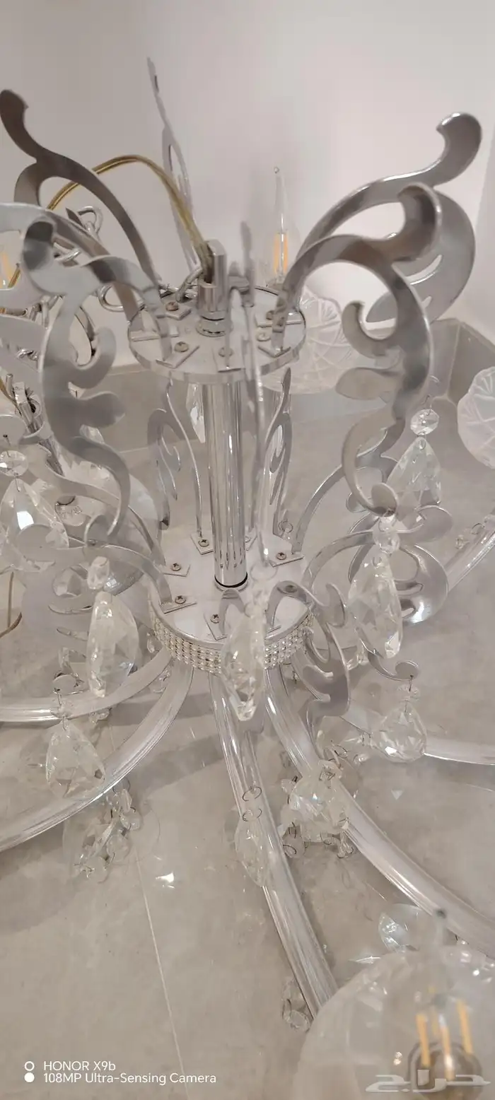 ثريا كريستال 8 لمبات خاليه من العيوب 2