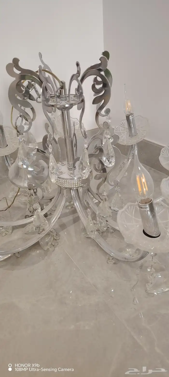 ثريا كريستال 8 لمبات خاليه من العيوب 3