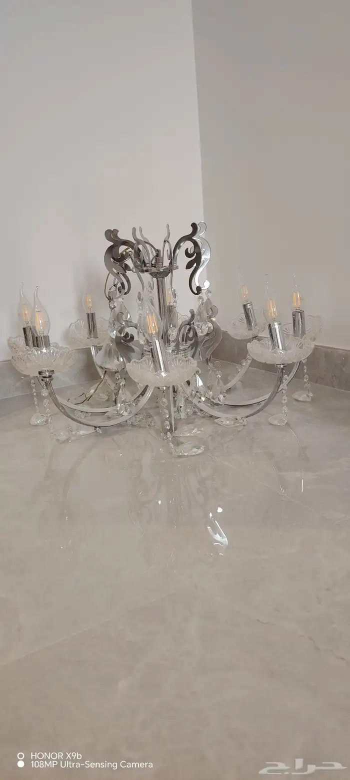 ثريا كريستال 8 لمبات خاليه من العيوب 1