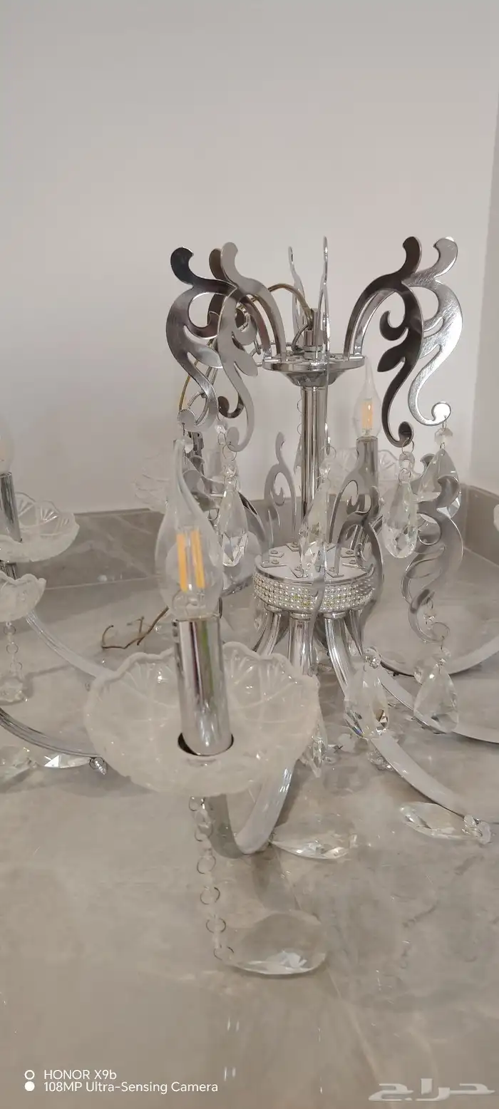 ثريا كريستال 8 لمبات خاليه من العيوب 0