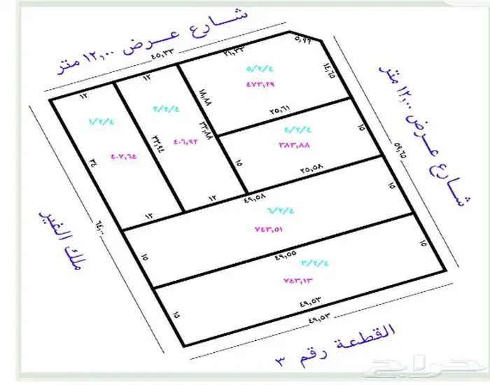 أراضي للبيع في حي الرحبة بمدينة الطائف 0