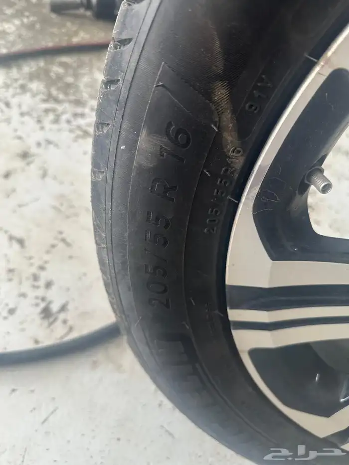 طقم 4 كفرات ميشلان 205 55 16 3