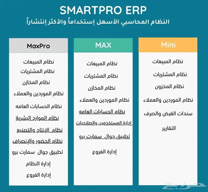 نظام ERP يسهل عليك الترتيب 1