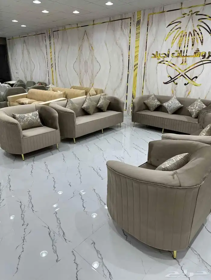كنب جديد جاهز وبسعر المصنع شامل التوصيل 18