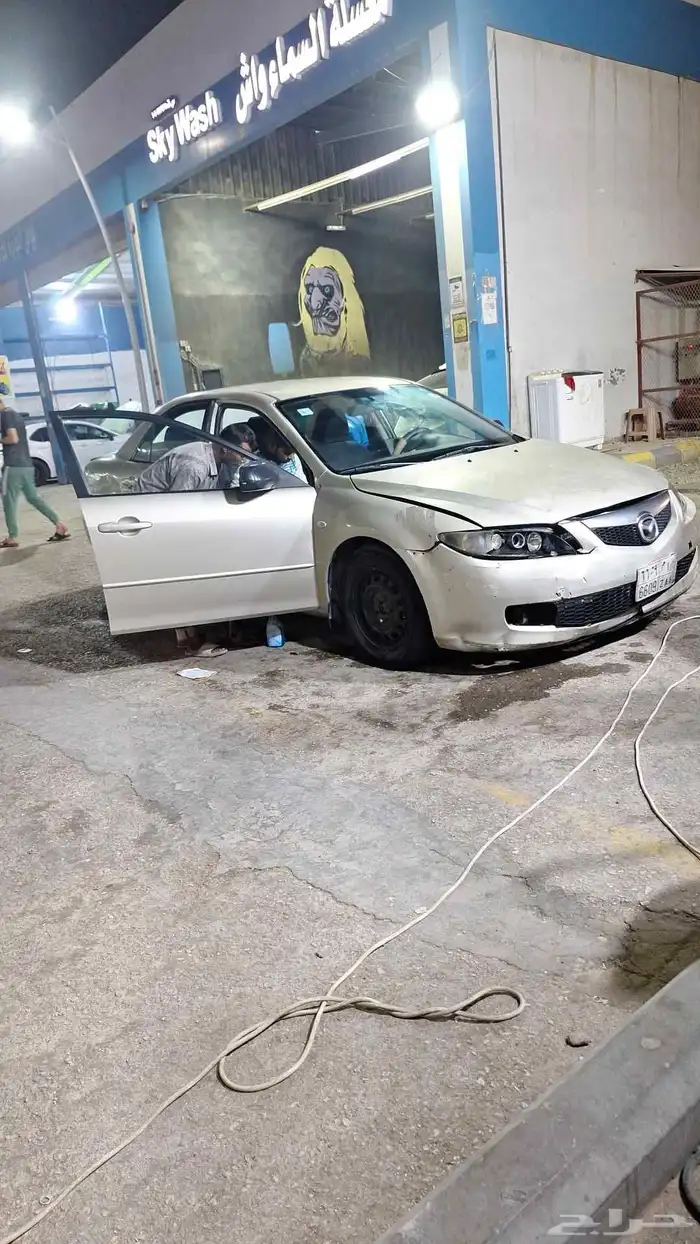 مازدا للبيع تشليح السيارة تمشي ولكن استمارة وفحص منتهية 0