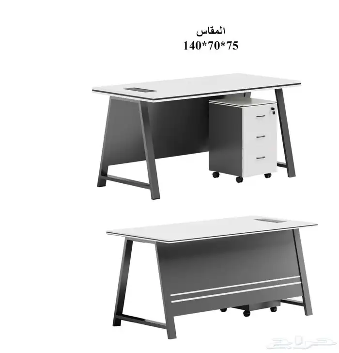 اثاث مكتبي مودرن للون ابيض وجميع الأوان 36