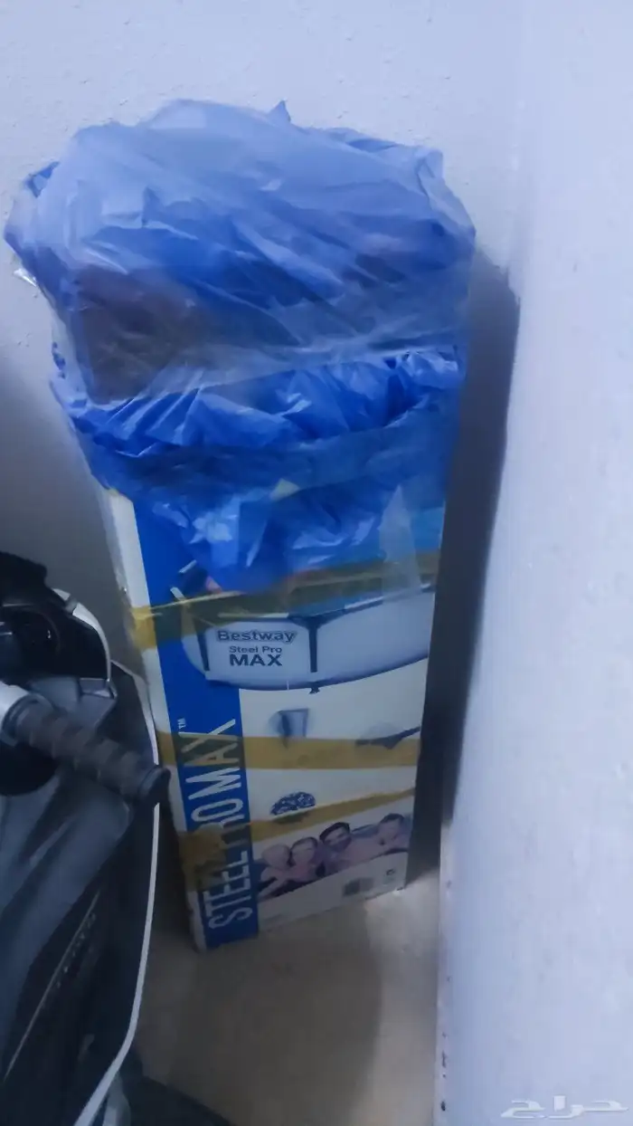 سياره اطفال ومتوسيكل ومسبح كبير 3